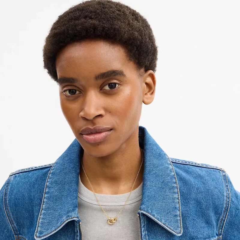 Interlock Pendant Necklace