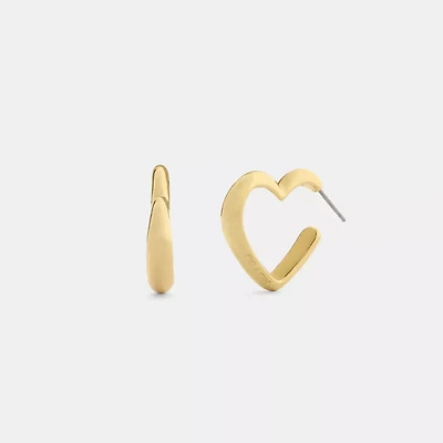 Heart Hoop Earrings