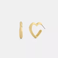 Heart Hoop Earrings