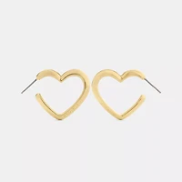Heart Hoop Earrings