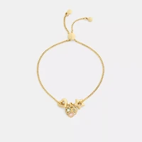 Stars And Hearts Rondell Slider Bracelet