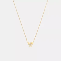 Signature Bow Pendant Necklace