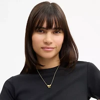 Signature Bow Pendant Necklace