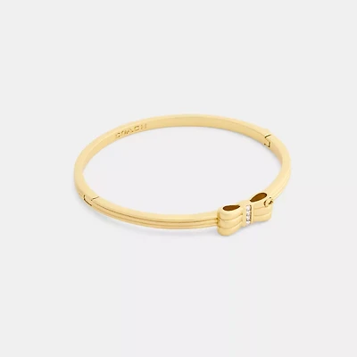 Bow Hinged Bangle