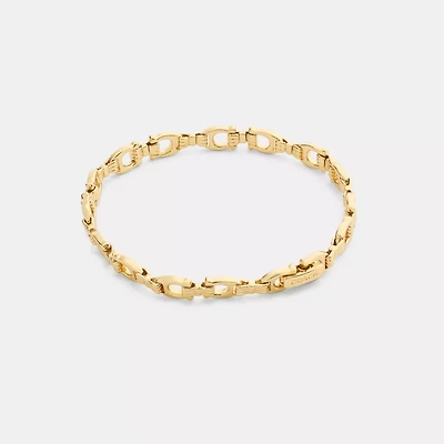 Bow Chain Linear Bracelet