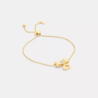 Signature Bow Slider Bracelet