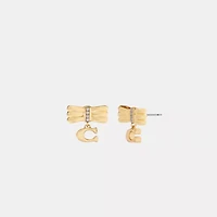 Signature Bow Stud Earrings