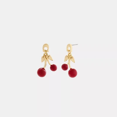 Cherry Drop Earrings