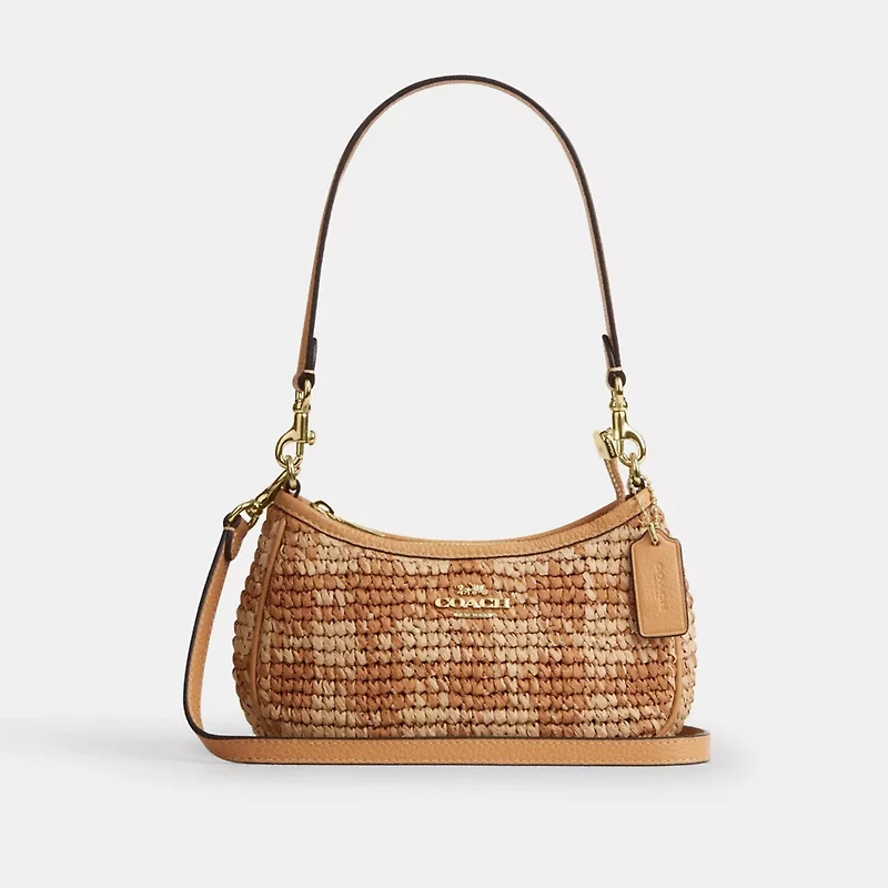 Teri Mini Crossbody Bag With Gingham Print