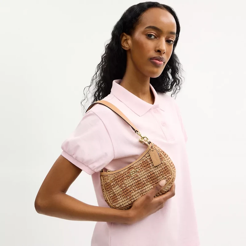 Teri Mini Crossbody Bag With Gingham Print
