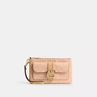 Ashton Wristlet Signature Leather