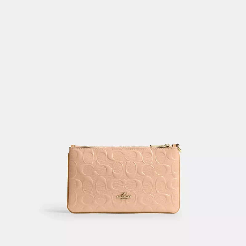 Ashton Wristlet Signature Leather