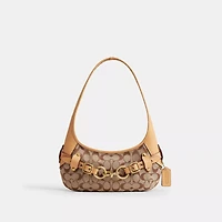 Belted Ergo Shoulder Bag 26 In Signature Jacquard