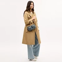Twin Turnlock Waverly Bag In Signature Regenerative Cotton Denim