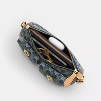 Twin Turnlock Waverly Bag In Signature Regenerative Cotton Denim