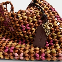 Brooklyn Shoulder Bag 28 With Wooden Beading