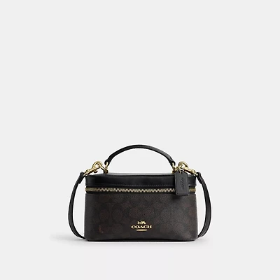 Rainer Crossbody Bag 18 Signature Canvas