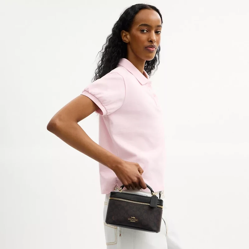 Rainer Crossbody Bag 18 Signature Canvas