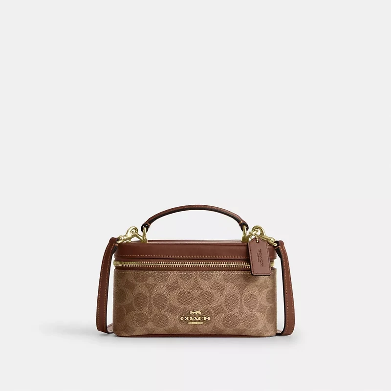 Rainer Crossbody Bag 18 Signature Canvas