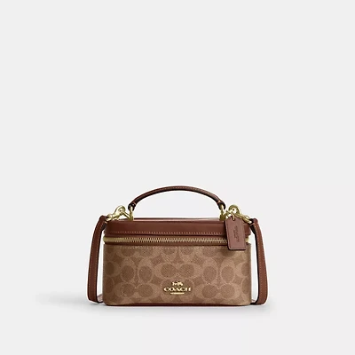 Rainer Crossbody Bag 18 Signature Canvas