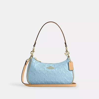 Teri Shoulder Bag In Signature Leather