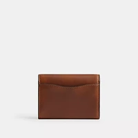 Essential Flap Card Case In Loved Leather