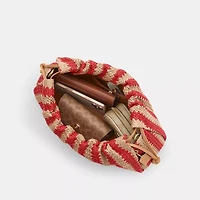 Faye Large Shoulder Bag With Stripes