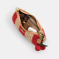 Teri Shoulder Bag With Stripes And Charm