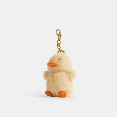 Ducky Bag Charm In Shearling