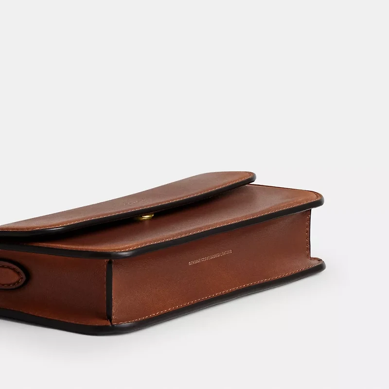 New York Elora Top Handle Crossbody Bag In Loved Leather