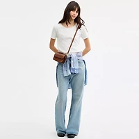 New York Elora Top Handle Crossbody Bag In Loved Leather