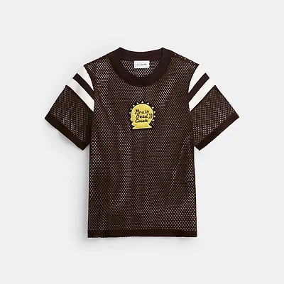 Coach | Brain Dead Mesh Football T-Shirt