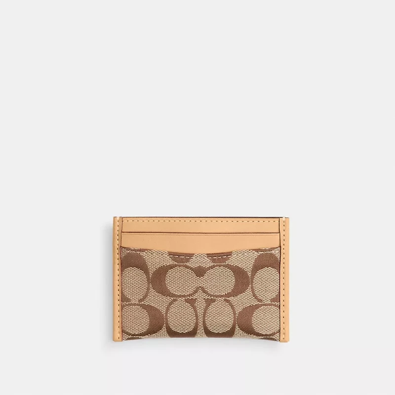 Essential Card Case In Signature Jacquard