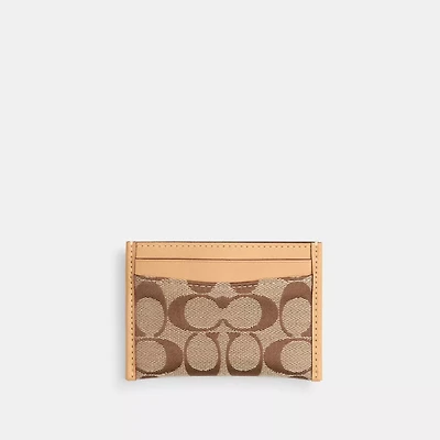 Essential Card Case In Signature Jacquard