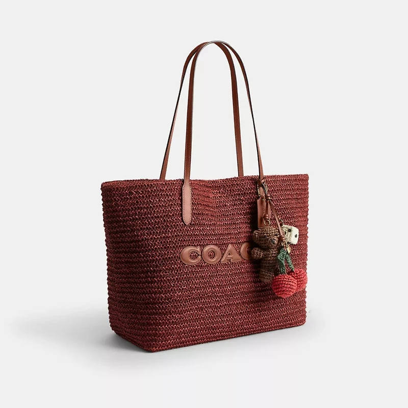 Large City Tote Bag With Charms