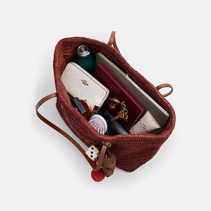 Large City Tote Bag With Charms