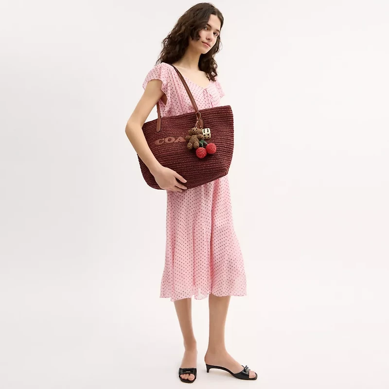 Large City Tote Bag With Charms