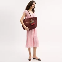Large City Tote Bag With Charms