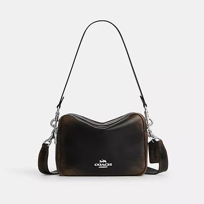 Carey Crossbody Bag In Loved Leather
