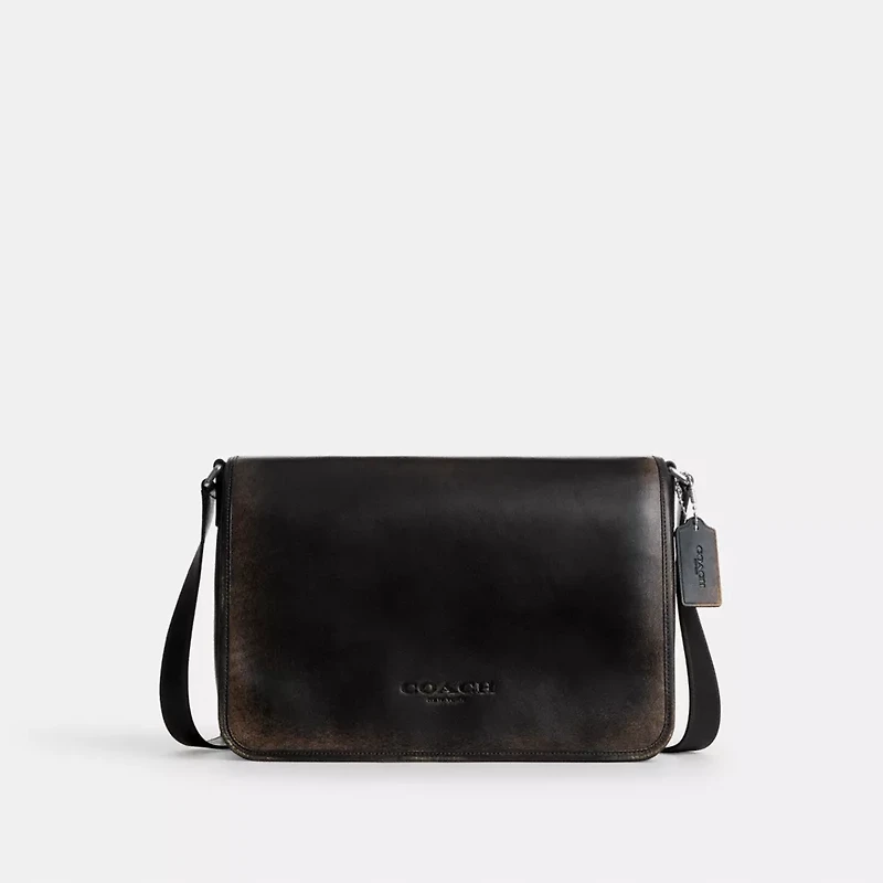 Colby Messenger Bag 32 In Loved Leather