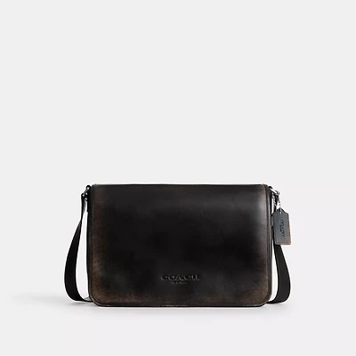 Colby Messenger Bag 32 In Loved Leather