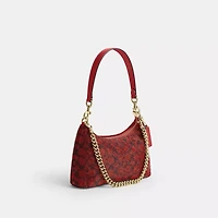 Teri Shoulder Bag Signature Beaded Satin