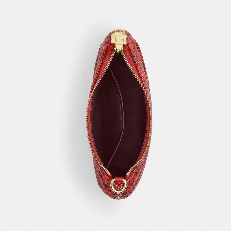 Teri Shoulder Bag Signature Beaded Satin