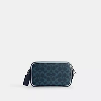 Colton Crossbody Bag 19 Signature Canvas With Coach Graphic