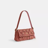 Etta Small Flap Shoulder Bag With Floral Applique
