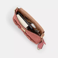 Etta Small Flap Shoulder Bag With Floral Applique