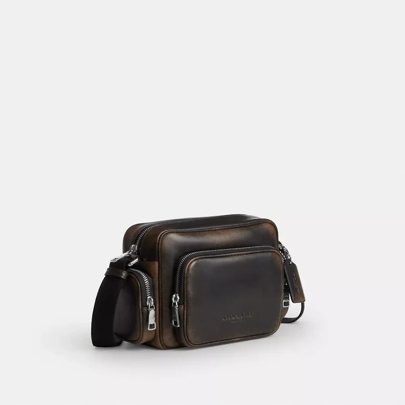 Fletcher Crossbody Bag In Loved Leather