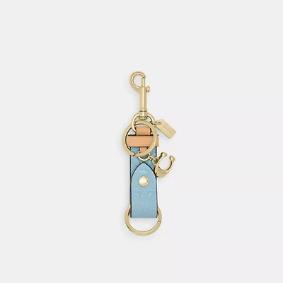 Trigger Snap Bag Charm In Signature Leather With Charm