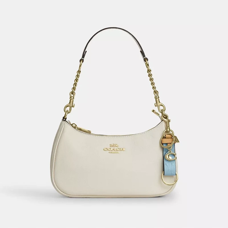 Trigger Snap Bag Charm In Signature Leather With Charm