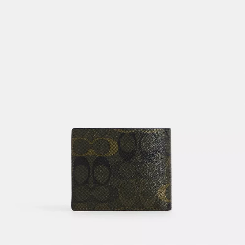 3-In-1 Wallet In Signature Camo Print